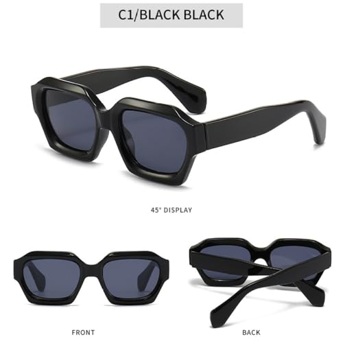 Irregular Sunglasses Men Women Trending Male Shades Retro Polygon Female Sun Glasses UV4004