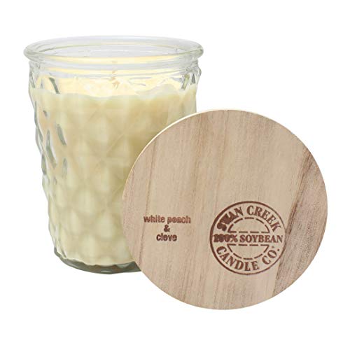 Swan Creek Timeless Jar Collection 12 Ounce Soy Wax Candle (White Peach & Clove) #TOP9