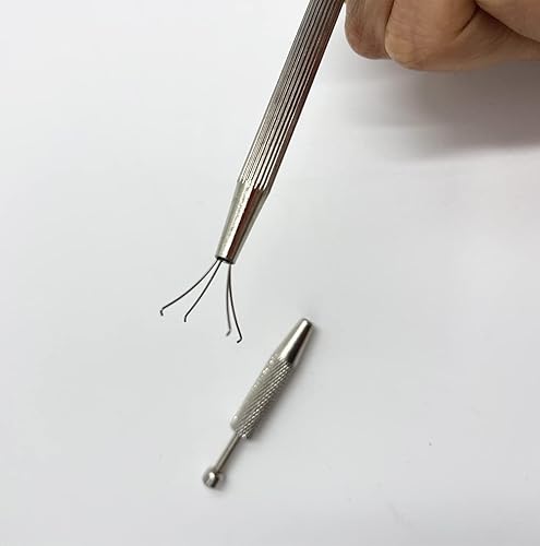 Miniatura 4 de Bolígrafo de espolvoreo, agarrador de perlas, herramienta de recogida de cuentas de caramelo de azúcar, soporte para grageas con 4 puntas,