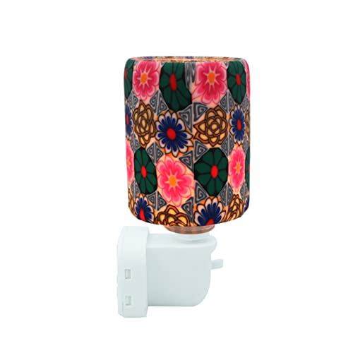 Lámpara Calentadora Velas, Calentador eléctrico de cera for derretir, lámpara difusora de Aroma de Metal, quemador de aceite, luz nocturna y fragancia for el hogar, oficina, dormitorio, decoración for