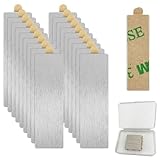 Neodym Magnete,20 Stück Selbstklebende Magnete 30x10x1mm,Magnet Rechteckig,Magnet Selbstklebend Flach,für Whiteboard,Kühlschrank,Fotos,Basteln