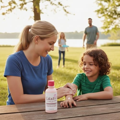 Image of Calamine Lotion by Caladryl, Skin Protectant Plus Itch Relief, 6 Fl Oz, 2-Pack