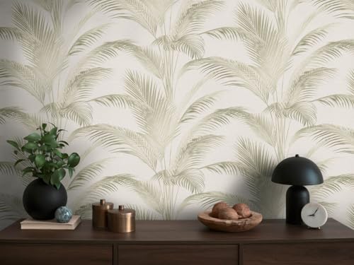 Papel pintado palmeras TNT para tapar imperfecciones de pared 6