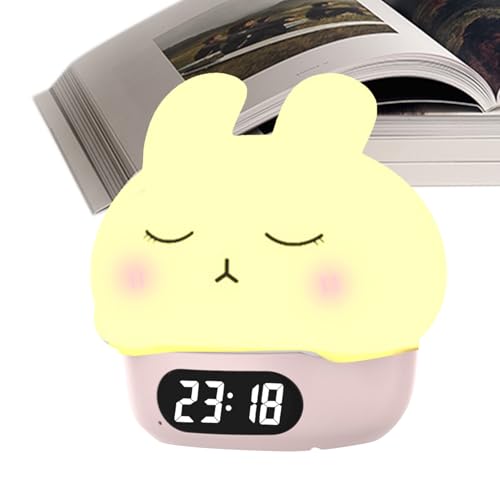 Réveil en forme de lapin en silicone, cadeau chambre idéal - 2