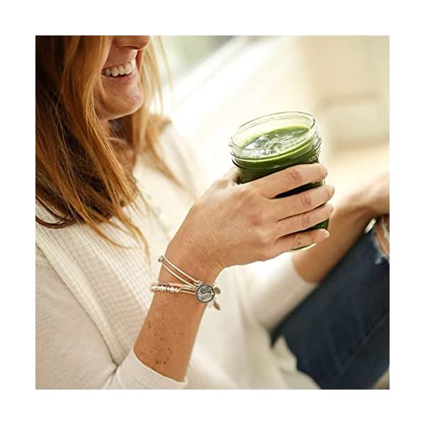 Alex-and-ANI Alex and Ani Soul Sister A18EBSSRS Expandable Bangle Bracelet for Women, Friendship Inscription Charm