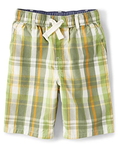 Gymboree,Boys,and Toddler Pull-on Shorts,Green Multi,18-24 Months