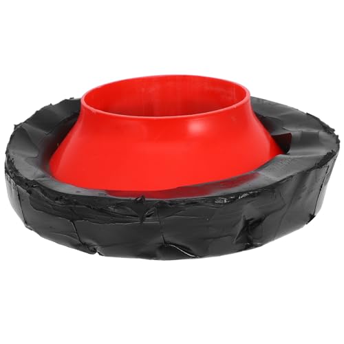 Yardenfun Anillo de Cera para Inodoro a Prueba de Fugas, Junta de Goma Desplazamiento Excéntrico Ajustable 0-5 Cm, Kit de Sellado Hermético para Instalación sin Excavación, Accesorio