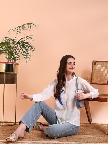 Image of Maaesa Tie-Dye Crepe Loose Fit Shirt