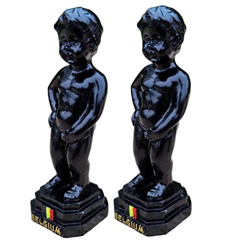 SEWACC 8 Peças Escultura Julien Crianças Estátua De Jardim Mesa Estatuetas De Menino Menino Fazendo