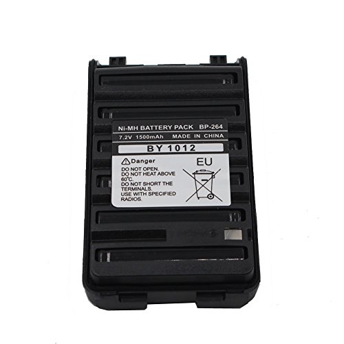 Bp264 Bp-264 Ni-Mh Battery1500Mah Rechargeble Battery Compatible For Icom Radio Ic-V80 Ic-U80 Bp265 Ic-F3101D Ic-F3103D Ic-F4101 #TOP2