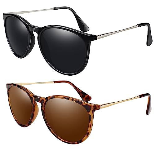 Linvo Gafas De Sol Mujer Hombre Polarizadas Retro Vintage Gafas De Sol Redonda Potección Uv Linvo Gafas De Sol Mujer Hombre Polarizadas Retro Vintage Gafas De Sol Redonda Potección Uv