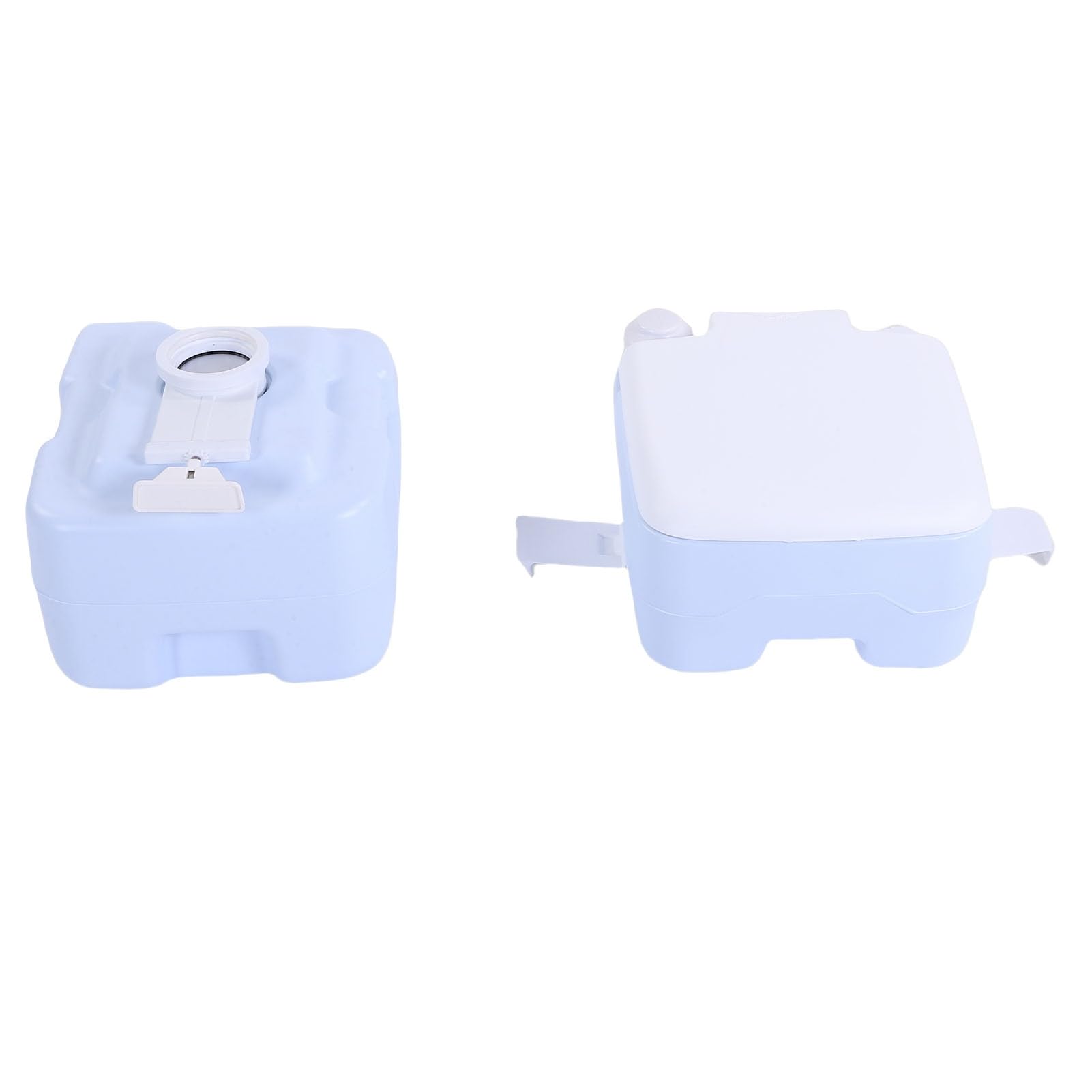 Inodoro para Acampar, Inodoro Portátil para Vehículos Recreativos con Diseño de Doble Sellado de 5.2 Galones, Portátil para Adultos con Bolsa de Almacenamiento y Tanque de Desechos para