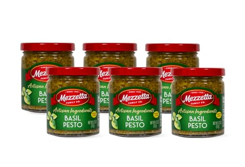 Mezzetta Artisan Ingredients Basil Pesto Sauce, 6.25 Ounce (Pack of 6)