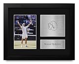 HWC Trading Serbian Champion Gifts Printed Signed Autograph Picture for Tennis Memorabilia Fans - US Letter Framed
