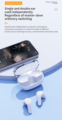 Image of G2 Transparent Earbuds 30 Hours Playtime, Bluetooth 5.3 + ENC, 13mm HD BASS Drivers, IPX5 Sweat-Proof,Built-in Mic for Android & iOS