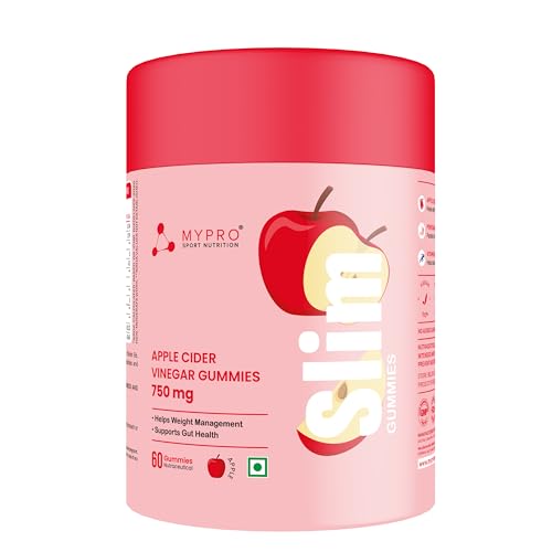 Mypro Sport Nutrition Pomegranate Extract with Apple Cider Vinegar & Vitamin B6& B12 Gummies Nutraceutical for Men and Women- 60 Gummies