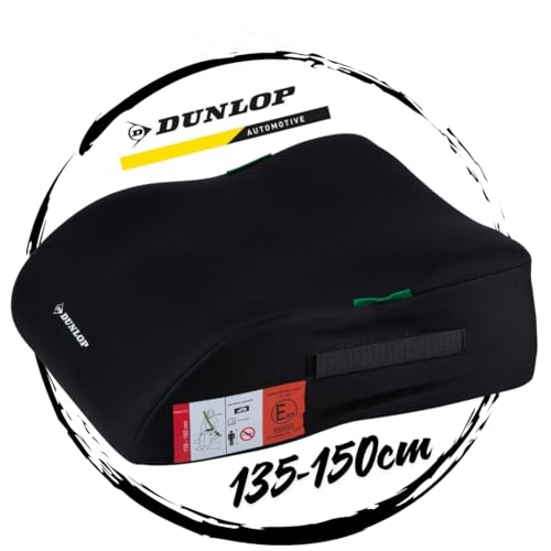 TronicXL Para Dunlop Automotive: elevador de asiento infantil para coche UN/ECE R129, asiento elevador de asiento de coche, 135 – 150 cm