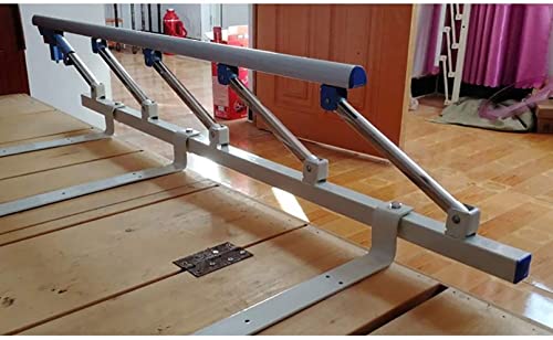 Barandilla de cama plegable con protector lateral anticaídas para discapacitados 4