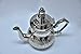 Moroccan 4 Cups Tea Pot Handmade Serving Small Brass Silver Plated Teapot Hand Carved In Fes Morocco