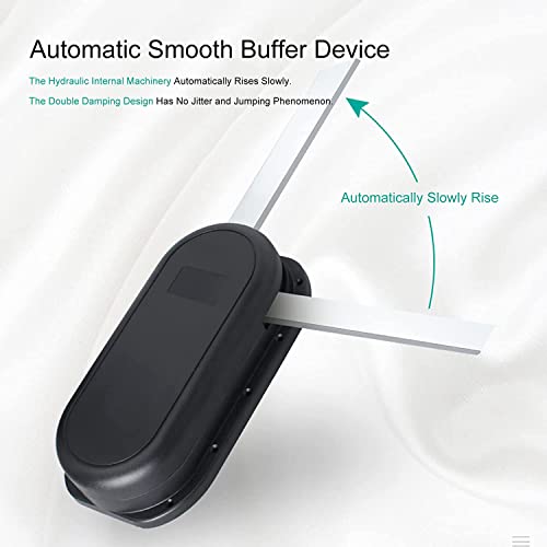 Myoyay Pull Down Closet Rod Heavy Duty Clothes Rail Two-Way Buffering Closet Rod Cloakroom Lift Clothes Hanger Home Clothes Storage Suitable For Wardrobe Interior Width 35-48 Inches #TOP2