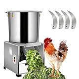 【HACHOIR ÉLECTRIQUE PROFESSIONNEL 1800 W】Doté d'un moteur de 1000/1200/1500/1800 W et d'une vitesse de rotation impressionnante de 3500 tr/min, ce hachoir à légumes traite efficacement de 50 à 200 kg de légumes par heure, vous faisant gagner du temps et de l'énergie. Il est idéal pour les élevages de volailles de moyenne et grande taille.