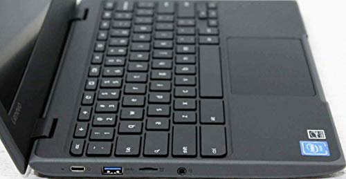 Lenovo Chromebook de 11.6 pulgadas, procesador Intel Celeron N3350, 4 GB de RAM, SSD eMMC de 32 GB, WiFi, Bluetooth, Chrome OS (renovado)