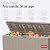 Keter Marvel Plus 71 Gallon Resin Outdoor Storage Box for Patio Furniture Cushions, Throw Pillows, Garden Tools and Pool Floats, Beige