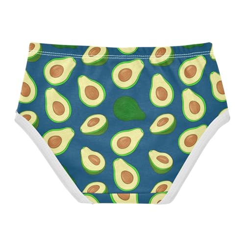 Fruit Avocado Blue Toddler Girls's Underwear 2T 23022192