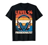 T-Shirt 14. Geburtstag Junge Mädchen 14 Jahre Deko