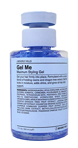 J Beverly Hills Blue Gel Me, Maximum Styling Gel, 7 oz Bottle
