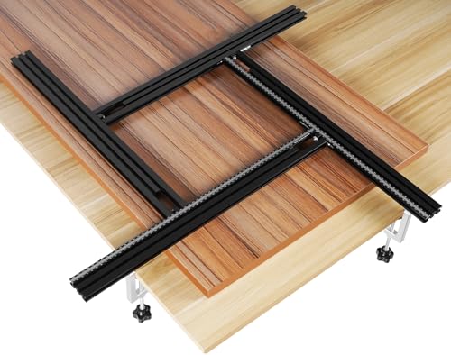 Comparison: Best Cutting Board Juice Groove Jig 8 Meticuloso Juice Groove Router Jig for Cutting Board Up to 21.65” x 21.65”, Adjustable Router Jigs and Templates with G Clamps, Versatile Router Guide for Perfect Grooves, Aluminum