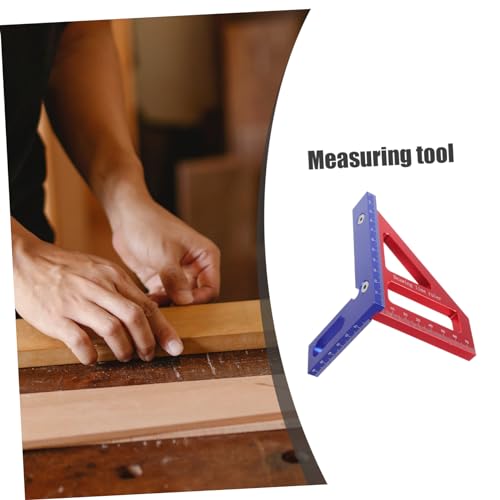 Escuadra medidora angular para carpintería en aluminio miniatura 4