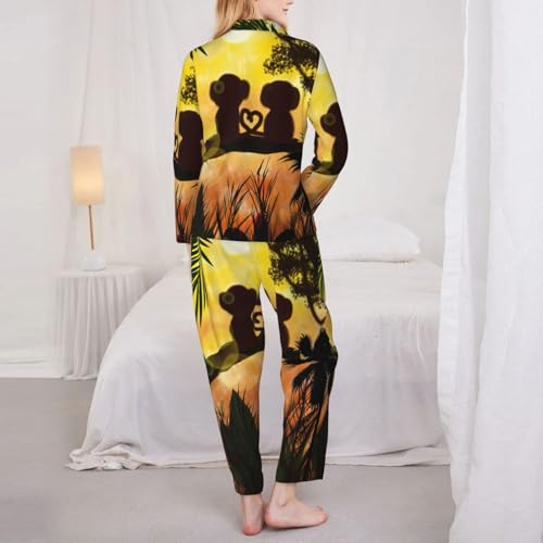 Ensemble de pyjama à manches longues EdWal nuit douce pantalon long