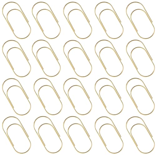 Gold 50mm Groß Büroklammern Metall Büroklammern Stationäres...