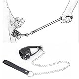 Testicle Bondage Rope Sex Restraints Male Sex Toy, Male Chastity Belts Cock Cage Strap with Chain Rope Leather Sex Bondage BDSM Toys, Male Masturbator Penis Punish Adult Sex Toys for Men Couples