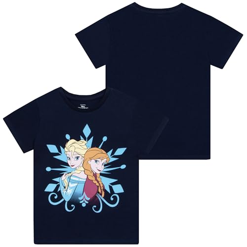 Disney Frozen Shirt 2 Pack, Anna and Elsa Girls T Shirts, Girls Shirts, Frozen T Shirt, Official Princess Merchandise 6