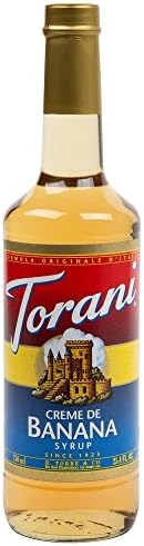 Torani Creme De Banana Syrup, 750mL