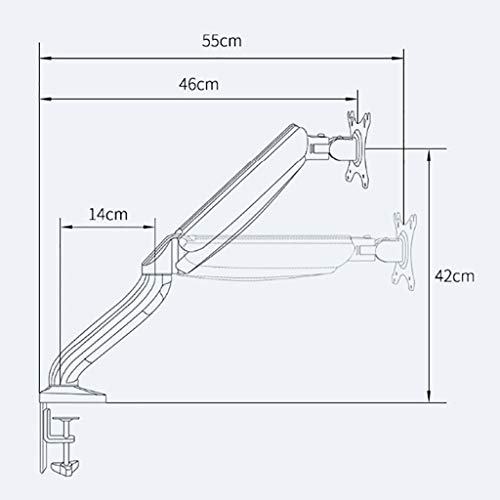 Support mural pour téléviseur à ressort pour optimiser votre bureau - 2