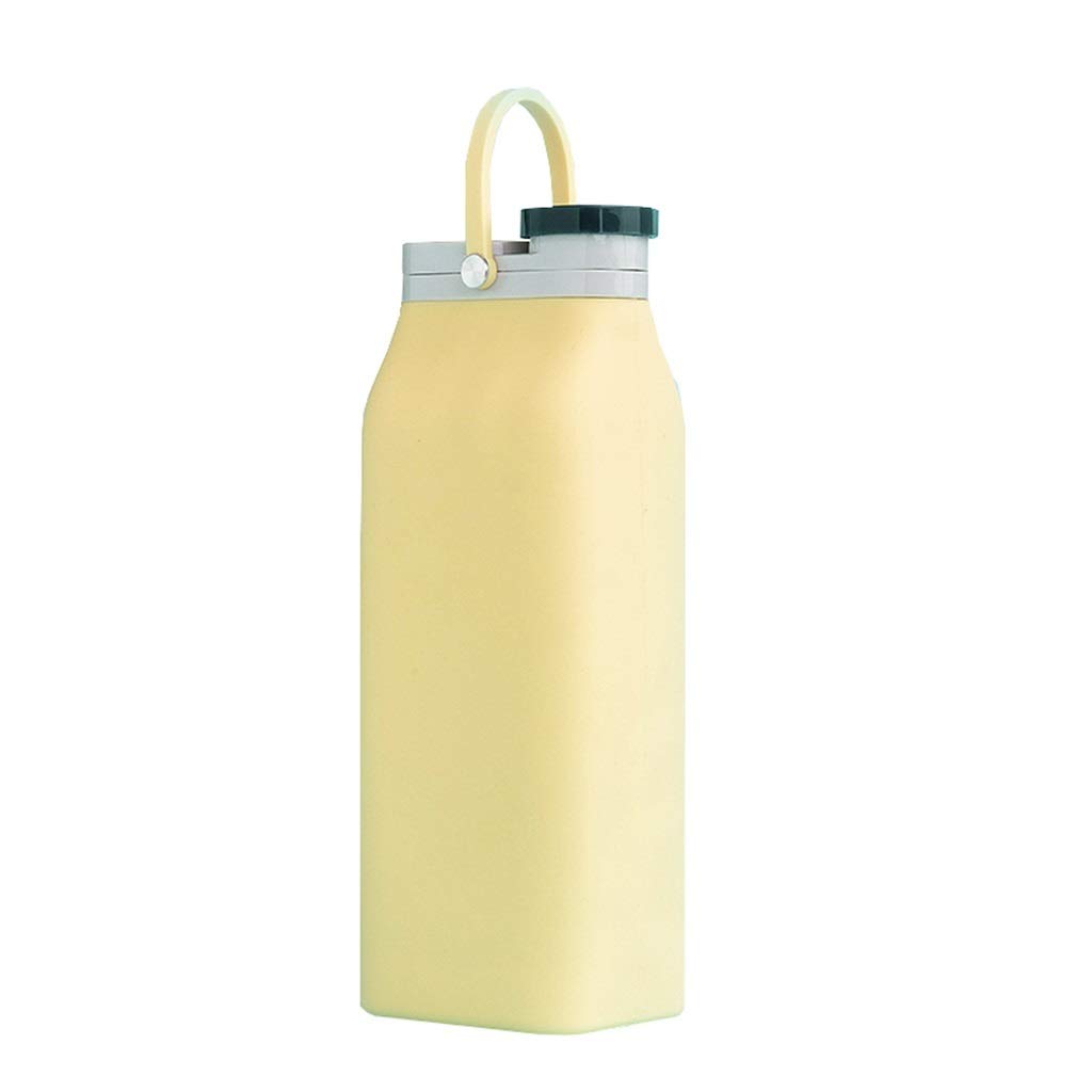 Bottiglia d'Acqua Pieghevole, personalità Gel di Silice Portatile Anti-Caduta Telescopico for Studenti (4 Colori)