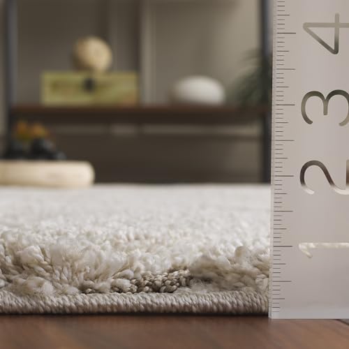 SAFAVIEH Florida Shag Collection Tapete 9'x12' Beige miniatura 2