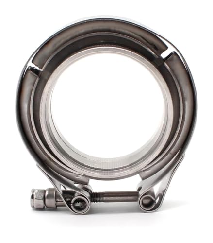 Abrazaderas para mangueras y kit de brida en V de acero inoxidable para escape 4