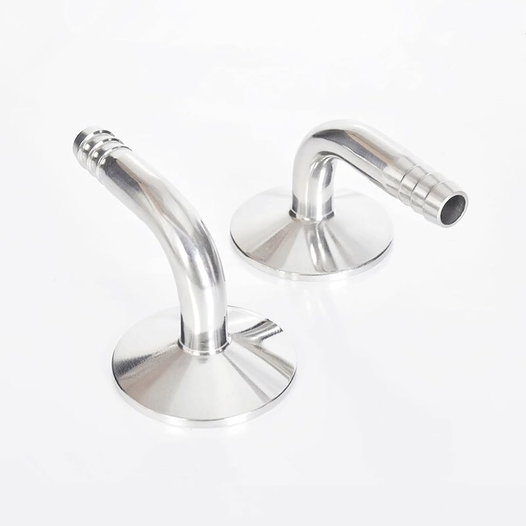 Szybkozłączki do węży, kolanko 90° SS304 Tri Clamp — złącze króćca węża sanitarnego Premium(102mmx Ferrule 119)