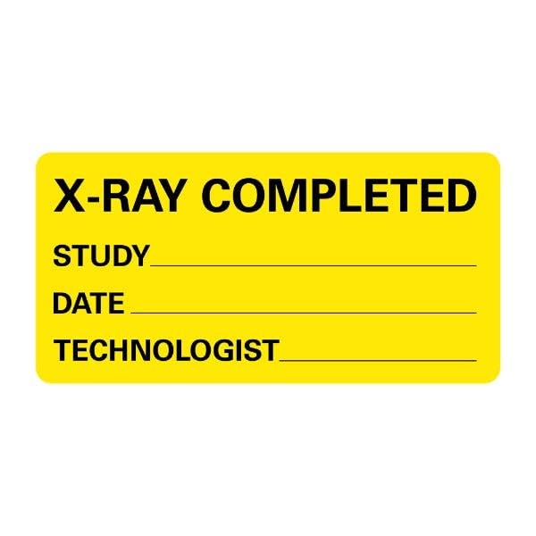 LabelValue X-RAY Completed Study Date Medical Labels LV-MIMGL18