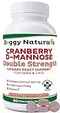 Cranberry D-Mannose for Dogs and Cats Urinary Tract Infection Support Prevents and Eliminates UTI, B