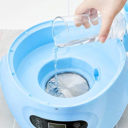 Babyflaschen-Sterilisator mit trocknendem 2-in-1-Multifunktions-Baby-Dampfsterilisator-Topfschrank blau – Bild 3