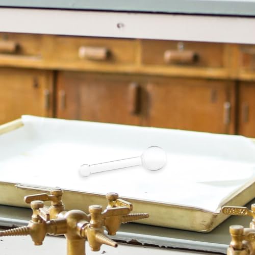 Mortero de cristal SEWACC machacador portátil para cocina y laboratorio 5