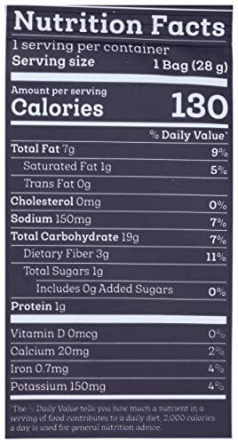 Image of Siete Family Foods, Chips Tortilla Sea Salt Grain Free Single Serve, 1 Ounce