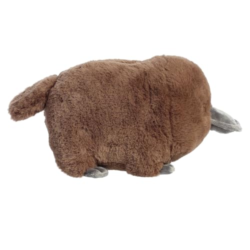 Aurora® Adorable Spudsters™ Pongo Platypus Stuffed Animal - Round Shape Makes for Comforting Cuddles - Perfect for Kids All Ages and Animal Loving Adults - Brown 10.5 Inches