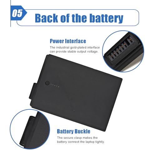 Image of 53.5Wh XVJNP Laptop Battery Replacement for Dell Latitude 5430 Rugged Latitude 7330 Rugged Series 6JRCP 06JRCP M0TN3 0M0TN3 KD1CT 451-BCWQ 11.4V