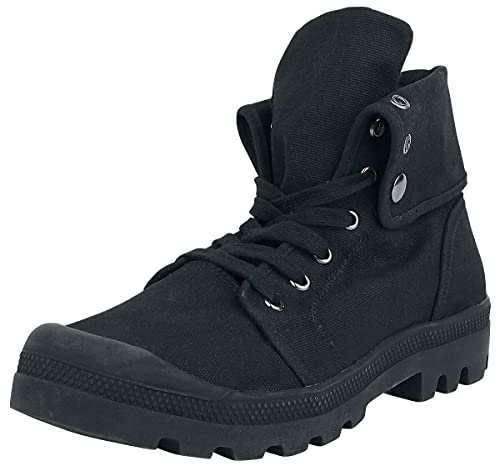 Brandit Military Canvasboot High Unisex Boot schwarz EU38 Baumwolle...